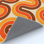 70s Retro Vintage Style 821 Autumn Rug Gallery Image 4
