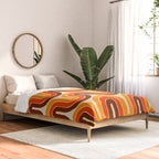 70s Retro Vintage Style 821 Autumn Comforter Gallery Image 2