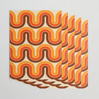 70s Retro Vintage Style 821 Autumn Wrapping Paper Gallery Image 3