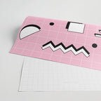 Memphis pattern 70 - 80s / 90s Retro Wrapping Paper Gallery Image 2