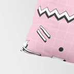 Memphis pattern 70 - 80s / 90s Retro Pillow Sham Gallery Image 4