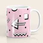 Memphis pattern 70 - 80s / 90s Retro Coffee Mug Gallery Image 1