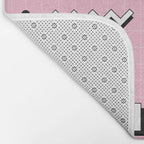 Memphis pattern 70 - 80s / 90s Retro Bath Mat Gallery Image 2