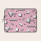Memphis pattern 70 - 80s / 90s Retro Laptop Sleeve Gallery Image 1