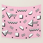 Memphis pattern 70 - 80s / 90s Retro Wall Tapestry Gallery Image 4