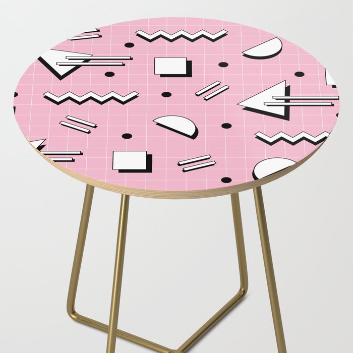 Memphis pattern 70 - 80s / 90s Retro Side Table Gallery Image 2