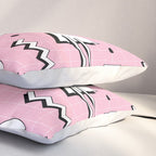 Memphis pattern 70 - 80s / 90s Retro Pillow Sham Gallery Image 3