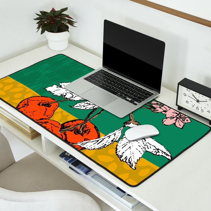 Super fruits - Cherry for Passion and love Desk Mat Gallery Image 2