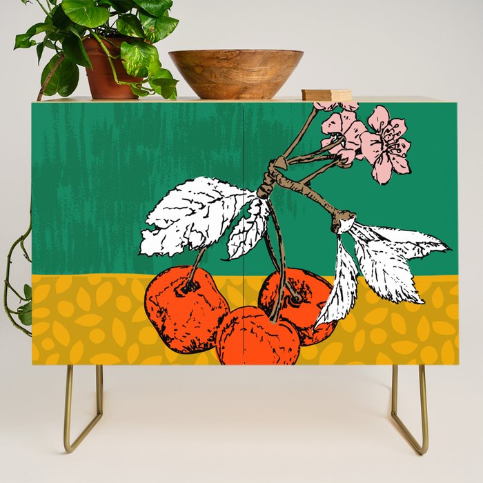 Super fruits - Cherry for Passion and love Credenza Gallery Image 1
