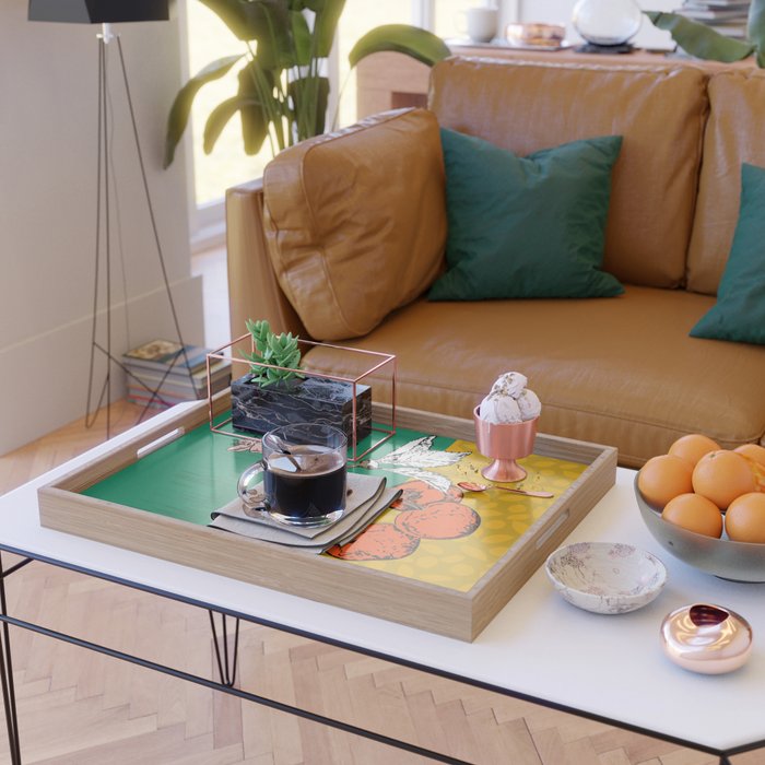 Super fruits - Cherry for Passion and love Serving Tray Gallery Image 2