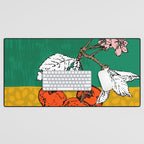 Super fruits - Cherry for Passion and love Desk Mat Gallery Image 1