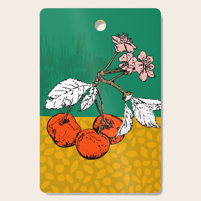 Super fruits - Cherry for Passion and love Cutting Board Gallery Image 1