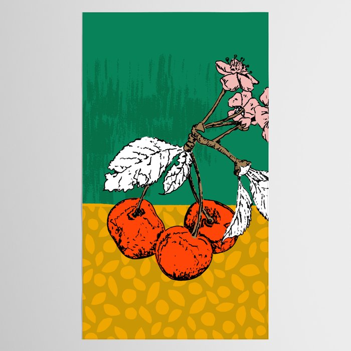 Super fruits - Cherry for Passion and love Tablecloth Gallery Image 2