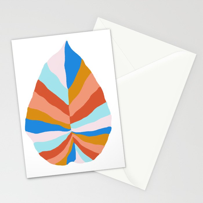 Camryn, rainbow leaf Stationery Card Gallery Image 2