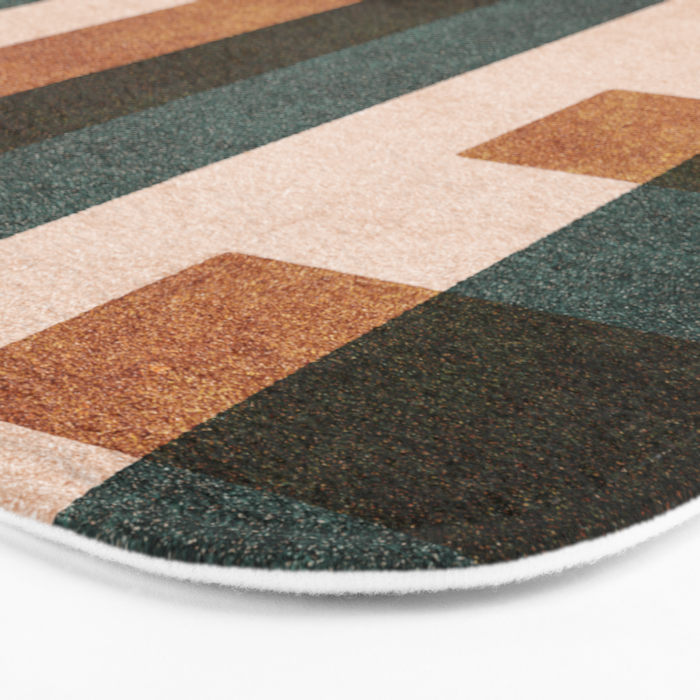 ABSTRACT ALPHABET / Decorative L Bath Mat Gallery Image 3