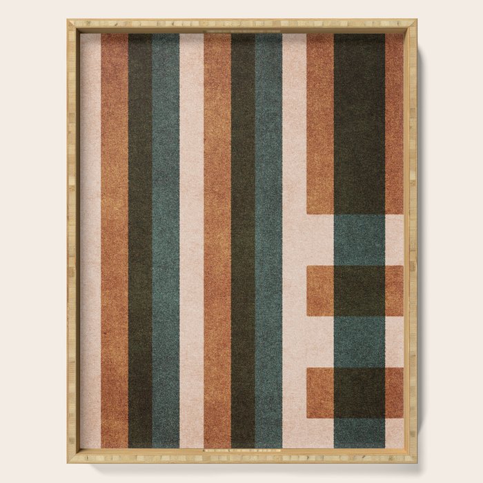 ABSTRACT ALPHABET / Decorative L Serving Tray Gallery Image 1