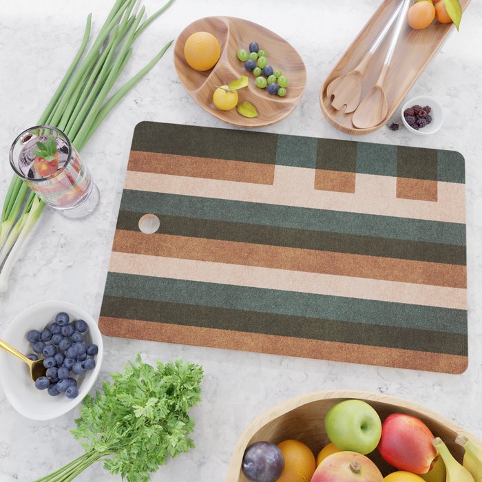 ABSTRACT ALPHABET / Decorative L Cutting Board Gallery Image 2