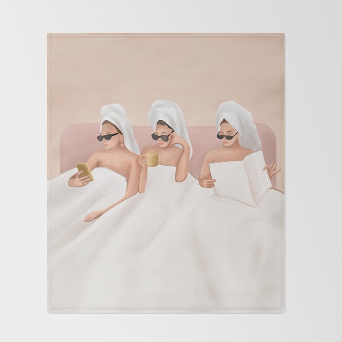 Good Friendly Morning Throw Blanket Gallery Image 2