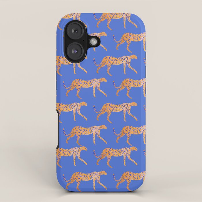 Leopard - Orange iPhone Case Gallery Image 1