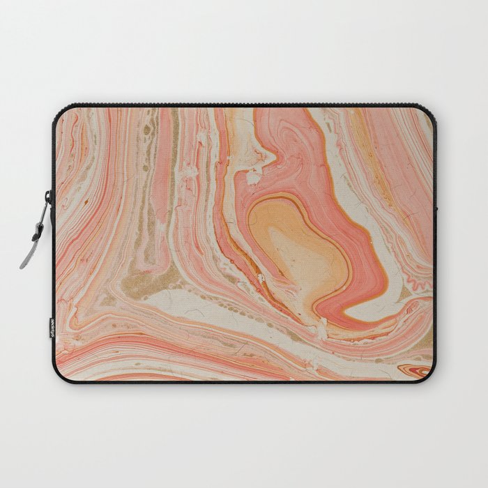 Marbled paper Laptop Sleeve Gallery Image 1
