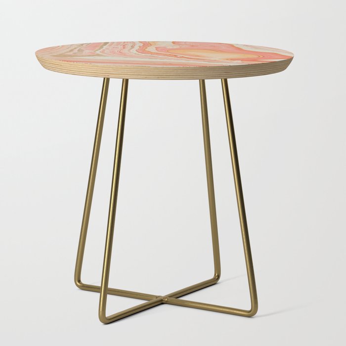 Marbled paper Side Table Gallery Image 1