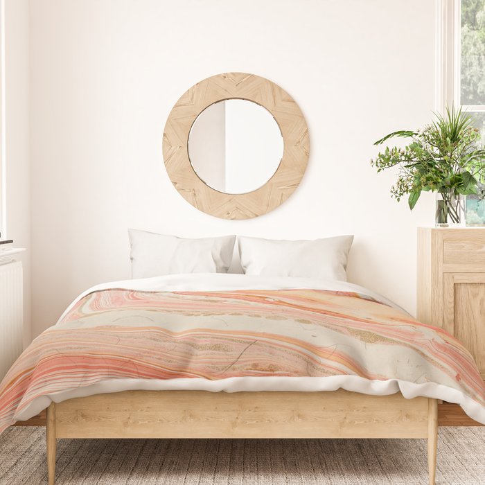 Marbled paper Duvet Cover Gallery Image 3
