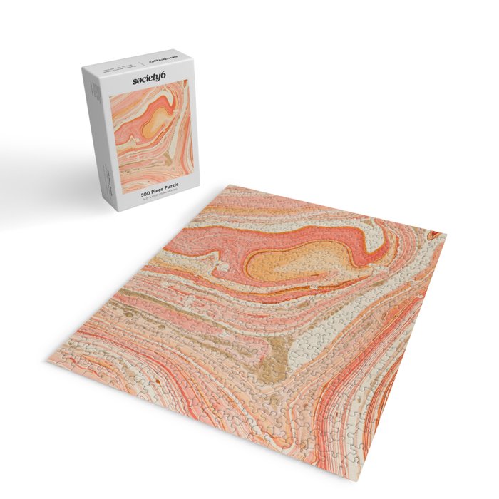 Marbled paper Jigsaw Puzzle Gallery Image 2