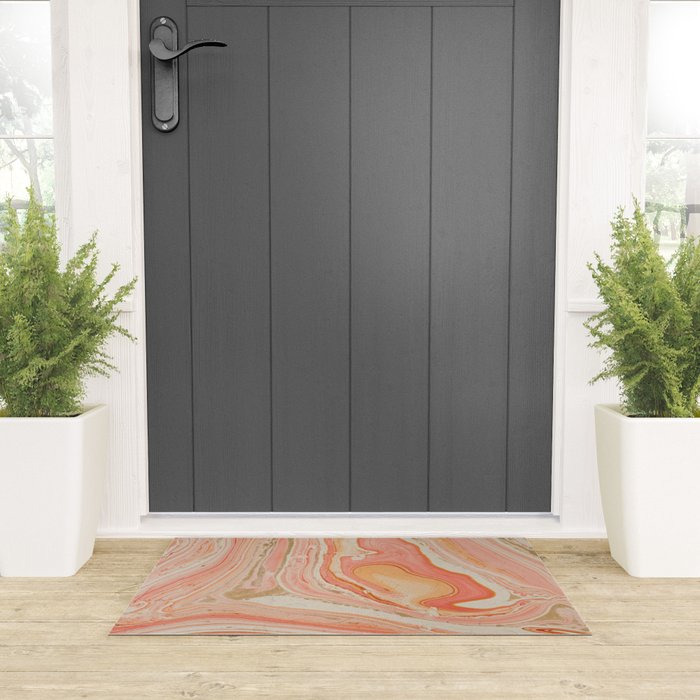 Marbled paper Welcome Mat Gallery Image 3