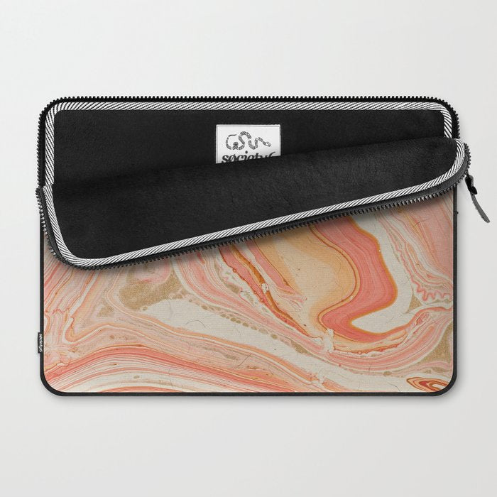 Marbled paper Laptop Sleeve Gallery Image 2