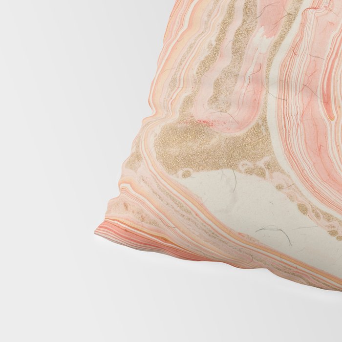 Marbled paper Pillow Sham Gallery Image 4