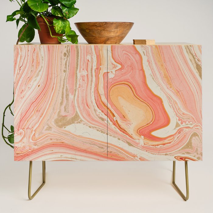 Marbled paper Credenza Gallery Image 1