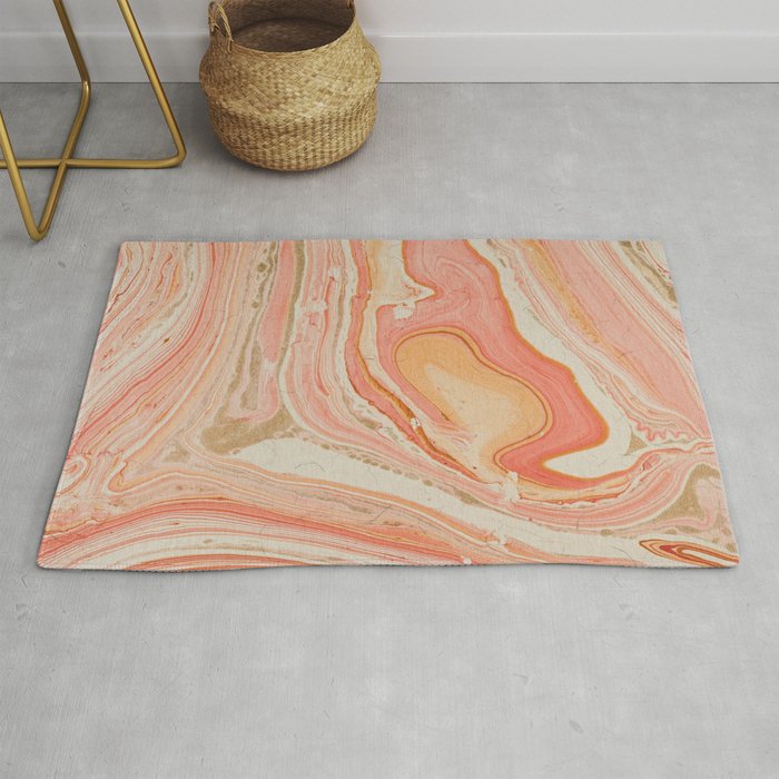 Marbled paper Rug Gallery Image 1