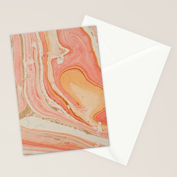 Marbled paper Stationery Card Gallery Image 2