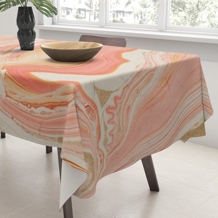 Marbled paper Tablecloth Gallery Image 3