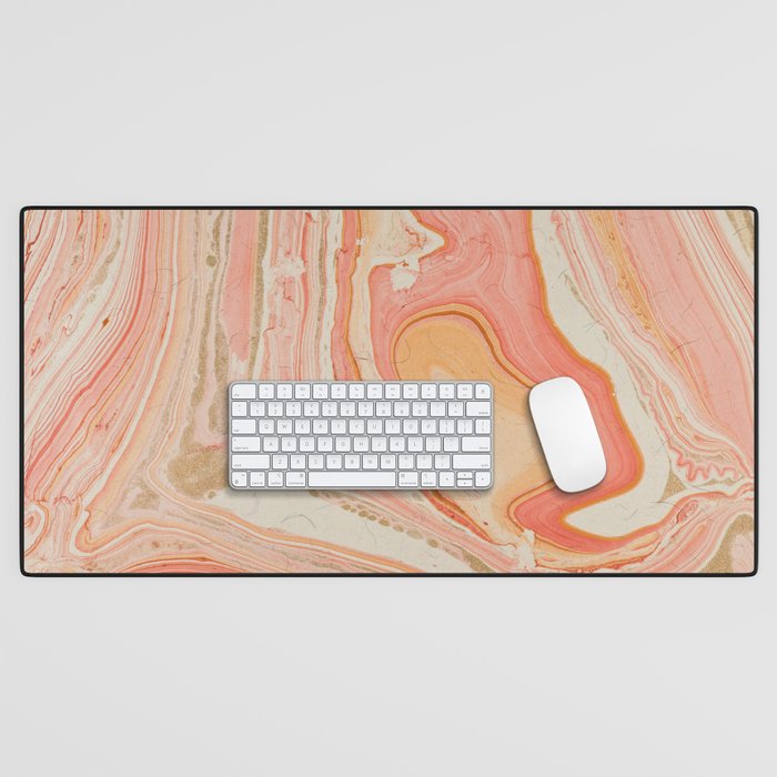 Marbled paper Desk Mat Gallery Image 1