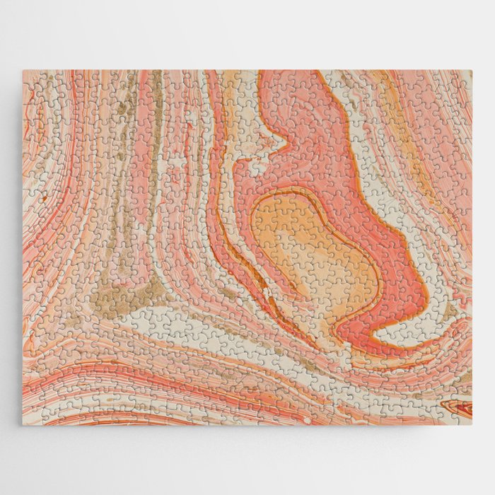 Marbled paper Jigsaw Puzzle Gallery Image 1