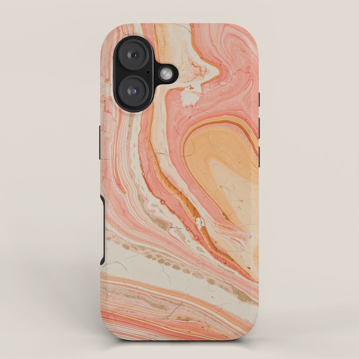 Marbled paper iPhone Case Gallery Image 1