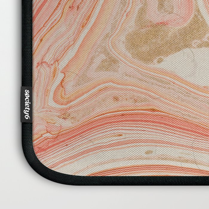 Marbled paper Laptop Sleeve Gallery Image 3