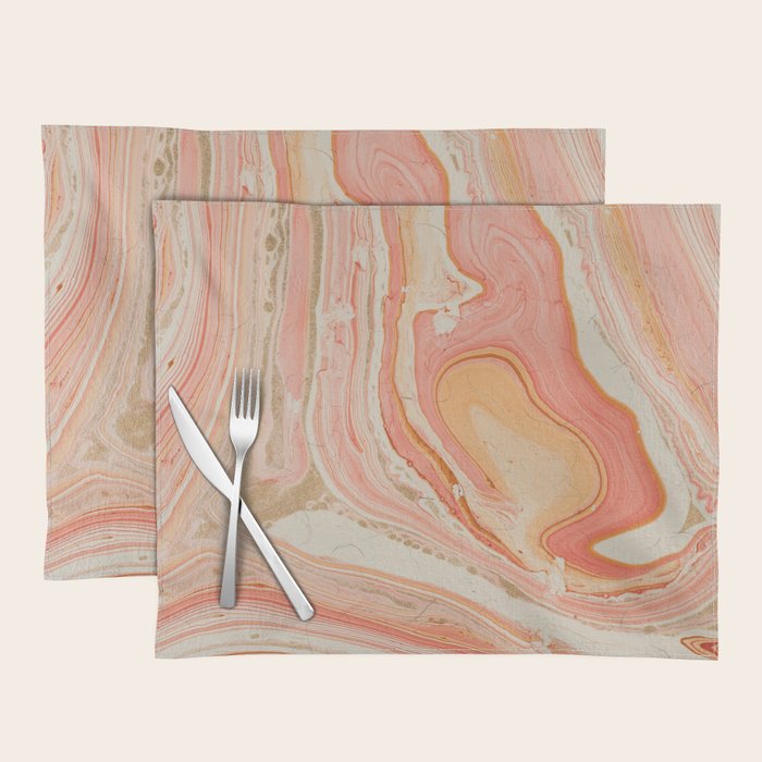 Marbled paper Placemat Gallery Image 1