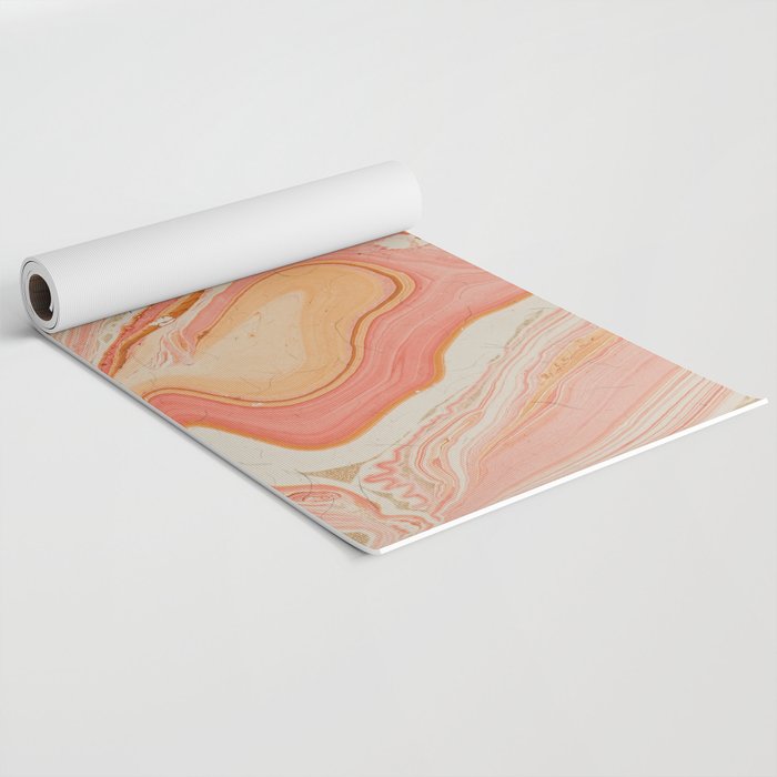 Marbled paper Yoga Mat Gallery Image 2