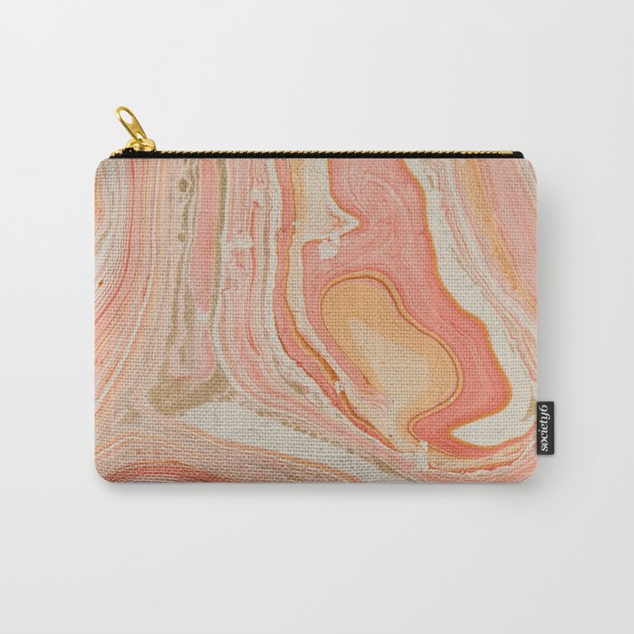 Marbled paper Carry All Pouch Gallery Image 1