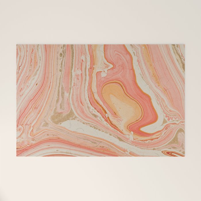 Marbled paper Welcome Mat Gallery Image 1