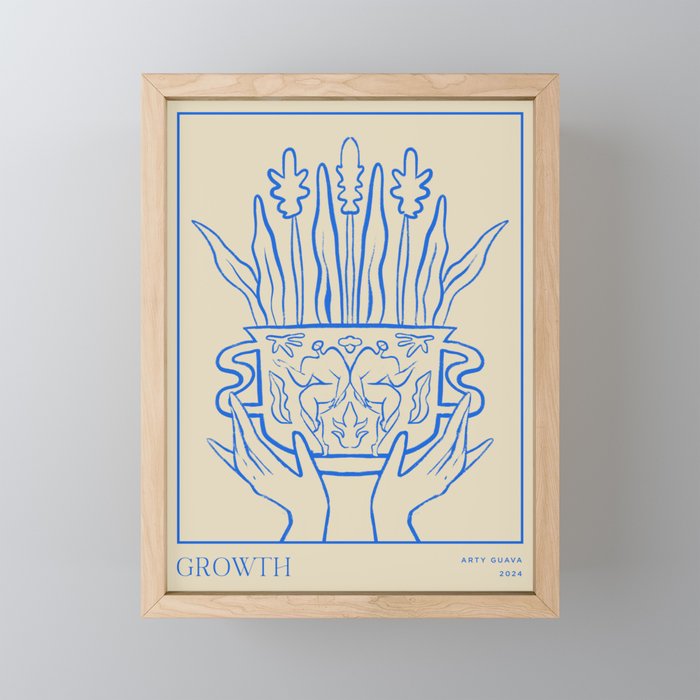 Growth Line Art Mini Art Print Gallery Image 1