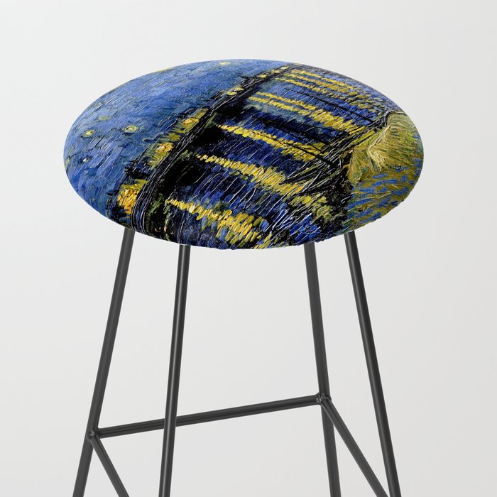 Vincent Van Gogh Starry Night Stool Gallery Image 2