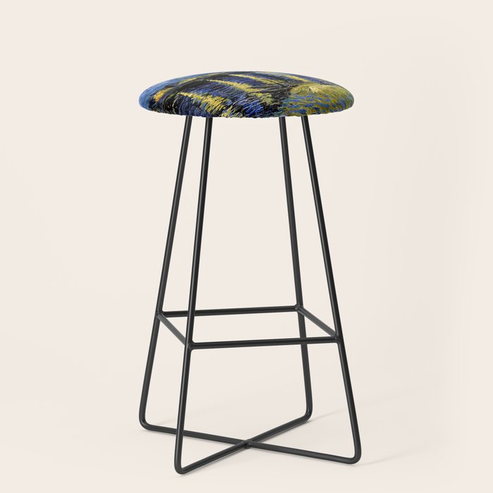 Vincent Van Gogh Starry Night Stool Gallery Image 1