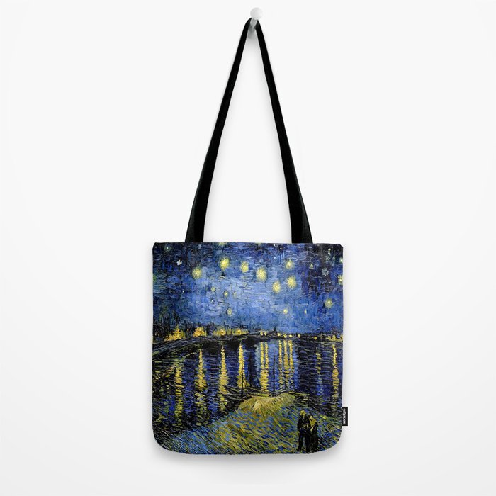 Vincent Van Gogh Starry Night Tote Bag Gallery Image 2
