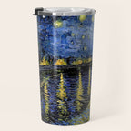 Vincent Van Gogh Starry Night Travel Mug Gallery Image 3