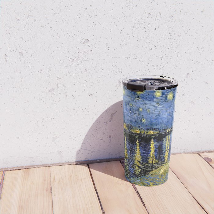 Vincent Van Gogh Starry Night Travel Mug Gallery Image 4