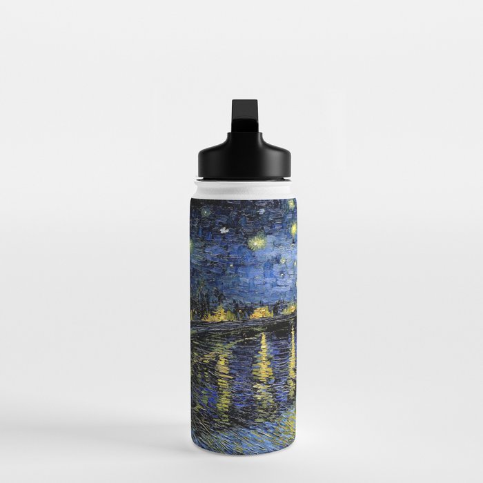 Vincent Van Gogh Starry Night Water Bottle Gallery Image 3
