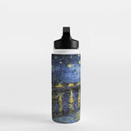 Vincent Van Gogh Starry Night Water Bottle Gallery Image 3